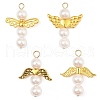 Shell Pearl Pendants PALLOY-JF02943-1