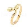 304 Stainless Steel Snake Open Cuff Rings RJEW-D002-47G-3