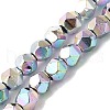 Baking Painted Synthetic Non-Magnetic Hematite Beads Strands G-I364-P01-02-1