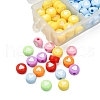 245Pcs 7 Colors Opaque Acrylic Beads MACR-YW0001-76A-3