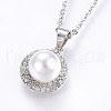 304 Stainless Steel Pendant Necklaces X-NJEW-H486-16P-1