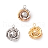 Non-Tarnish 304 Stainless Steel Pendants STAS-A059-04P-2