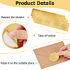 CRASPIRE 40 Sheets 2 Styles Self Adhesive Gold & Silver Foil Embossed Stickers DIY-CP0010-47-6