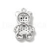 Brass Micro Pave Cubic Zirconia Pendants KK-P230-02P-2