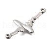 304 Stainless Steel Connector Charms STAS-Q362-07B-P-2