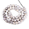 Electroplate Glass Beads Strands EGLA-T021-8mm-15-01-3