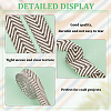5 Yards Polycotton Jacquard Arrow Ribbon OCOR-WH0078-173B-4