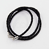 Braided Leather Cords NCOR-D002-533mm-17-1