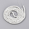 Baking Painted Pearlized Glass Pearl Bead Strands HY-T002-02A-01-1