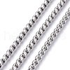 Tarnish Resistant 304 Stainless Steel Box Chains STAS-P219-23-E-1