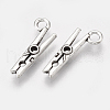 Tibetan Style Alloy Pendants TIBEP-T052-08AS-RS-2