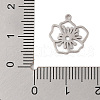 Non-Tarnish 304 Stainless Steel Pendants STAS-S139-06P-12-3