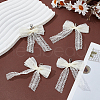 Lace Bowknot Shoe Decorations FIND-WH0126-646A-4