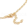 Brass Micro Pave Clear Cubic Zirconia Bowknot Pendant Necklaces for Women NJEW-S432-02G-02-2