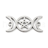 Tarnish Resistant 304 Stainless Steel Hollow Connector Charms STAS-P332-01P-1