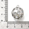 Brass with Cubic Zirconia Pendants KK-E792-12P-3