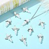 60Pcs 10 Style Acrylic Alloy Pendants PALLOY-CJ00047-6