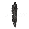 Spray Painted Brass Pendants KK-S400-16C-1