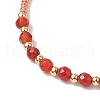 Natural Agate Braided Beaded Bracelets BJEW-JB11420-06-3