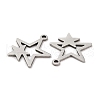 Non-Tarnish 201 Stainless Steel Pendants STAS-E200-01P-2