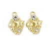 Alloy Rhinestone Pendants PALLOY-F316-02B-G-1