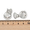 Brass Micro Pave Cubic Zirconia Pendants KK-C093-06P-3
