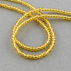 Transparent Glass Beads Strands GLAA-R135-2mm-04-2