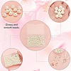 8mm About 200Pcs Glass Pearl Round Beads for Jewelry Making Round Box Kit Anti-flash White HY-PH0001-8mm-011-5