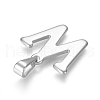 Non-Tarnish 304 Stainless Steel Pendants STAS-F106-95P-W-01-2