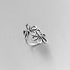 Flower Alloy Cuff Rings FS-WG4C66B-01-2