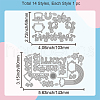 Saint Patrick's Day Carbon Steel Cutting Dies Stencils DIY-WH0309-1517-6