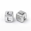 Plated Acrylic Beads PB43C9308-L-2