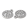 Non-Tarnish Chakra Theme 304 Stainless Steel Charms STAS-Q303-10P-2