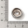 Tibetan Style Alloy European Beads TIBEP-L021-28AS-3