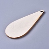 Unfinished Blank Poplar Wood Big Pendants WOOD-D021-13-3