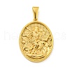 Ion Plating(IP) 304 Stainless Steel Pendants STAS-R231-18G-11-1