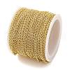 Brass Curb Chains KK-P304-02B-KCG-3