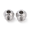 Non-Tarnish 304 Stainless Steel Beads STAS-B065-01P-1
