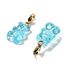 Bear Resin Pendant Decorations STAS-M092-01G-12-2