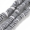 Handmade Polymer Clay Beads Strand CLAY-Z002-01K-1