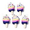 Handmade Polymer Clay Pendants CLAY-S091-06A-1