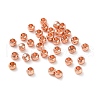 Rack Plating Brass Spacer Beads KKB-I709-03A-RG-2