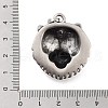 Retro 304 Stainless Steel Pendants STAS-I205-36AS-A-3