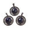 Synthetic Blue Goldstone Pendants G-Q158-03A-R12-1