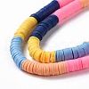 Handmade Polymer Clay Bead Strands CLAY-C003-02G-4