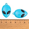 Spray Painted Alloy Pendants FIND-A040-06-4