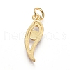 Golden Plated Brass Pendants KK-L190-007B-2