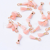Polycotton(Polyester Cotton) Tassel Pendant Decorations X-OCOR-S102-11-1