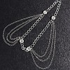 Flat Round Alloy Curb Chain Waist Beads FS-WGC6A1A-02-2