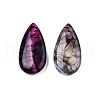 Natural Dragon Veins Agate Pendants G-N0325-16A-1